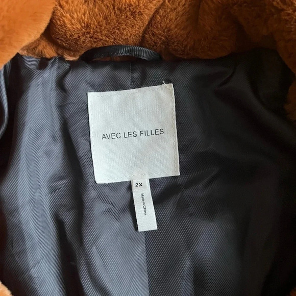 COPY - Avec Les Filles Faux Fur Jacket - Picture 3 of 6